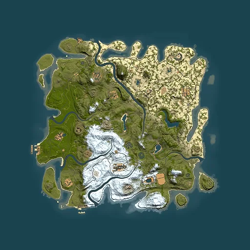 Rust map seed 330068355, 4500x4500m top-down preview