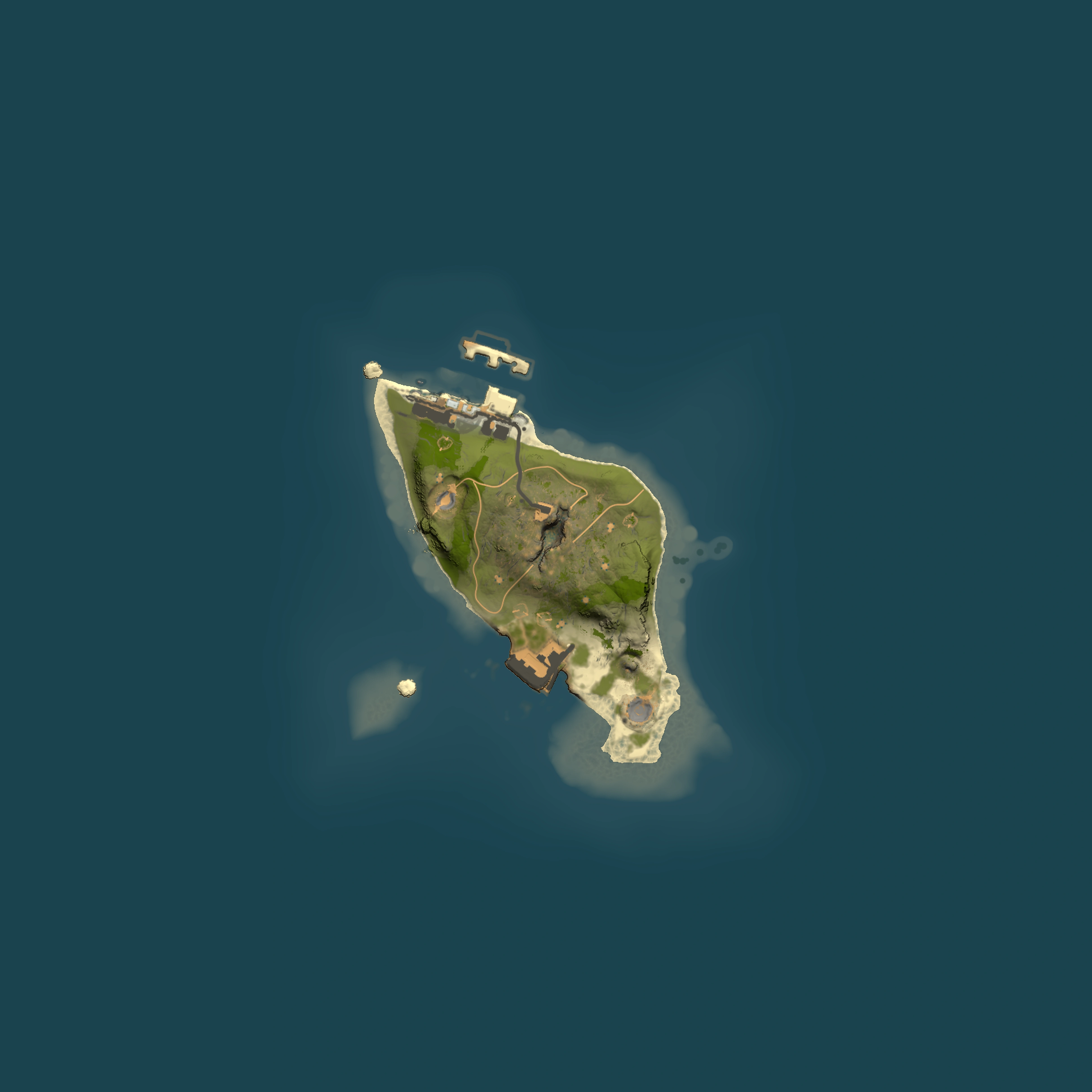 Full top-down render of Rust map seed 872036283, 1500x1500m
