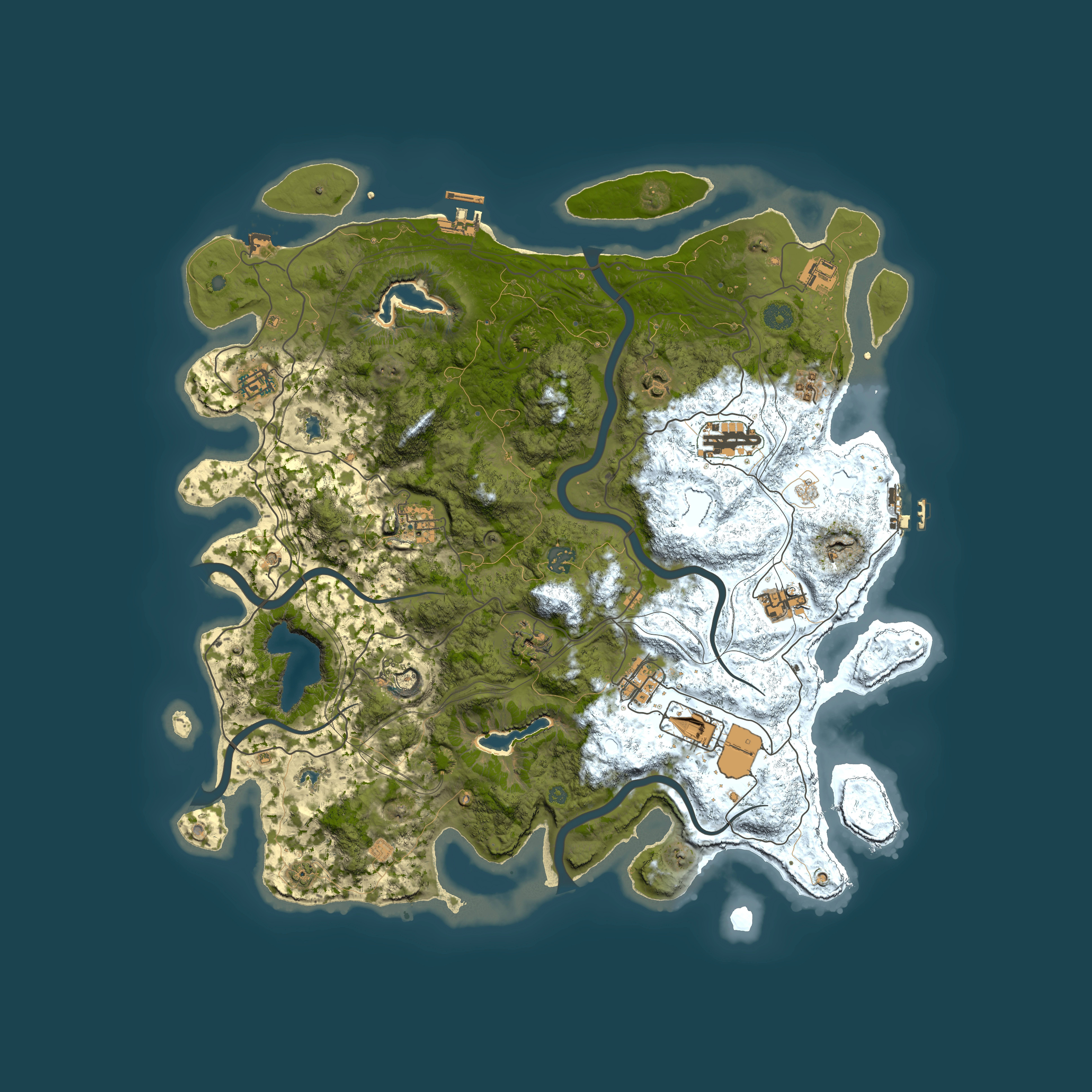 Full top-down render of Rust map seed 525986161, 4500x4500m