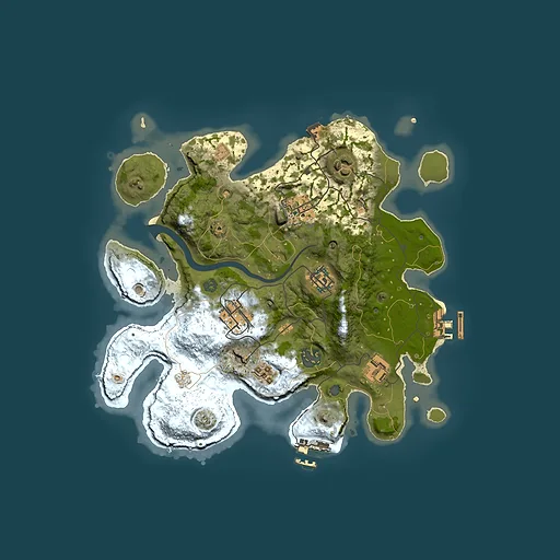 Rust map seed 1717818698, 3000x3000m top-down preview