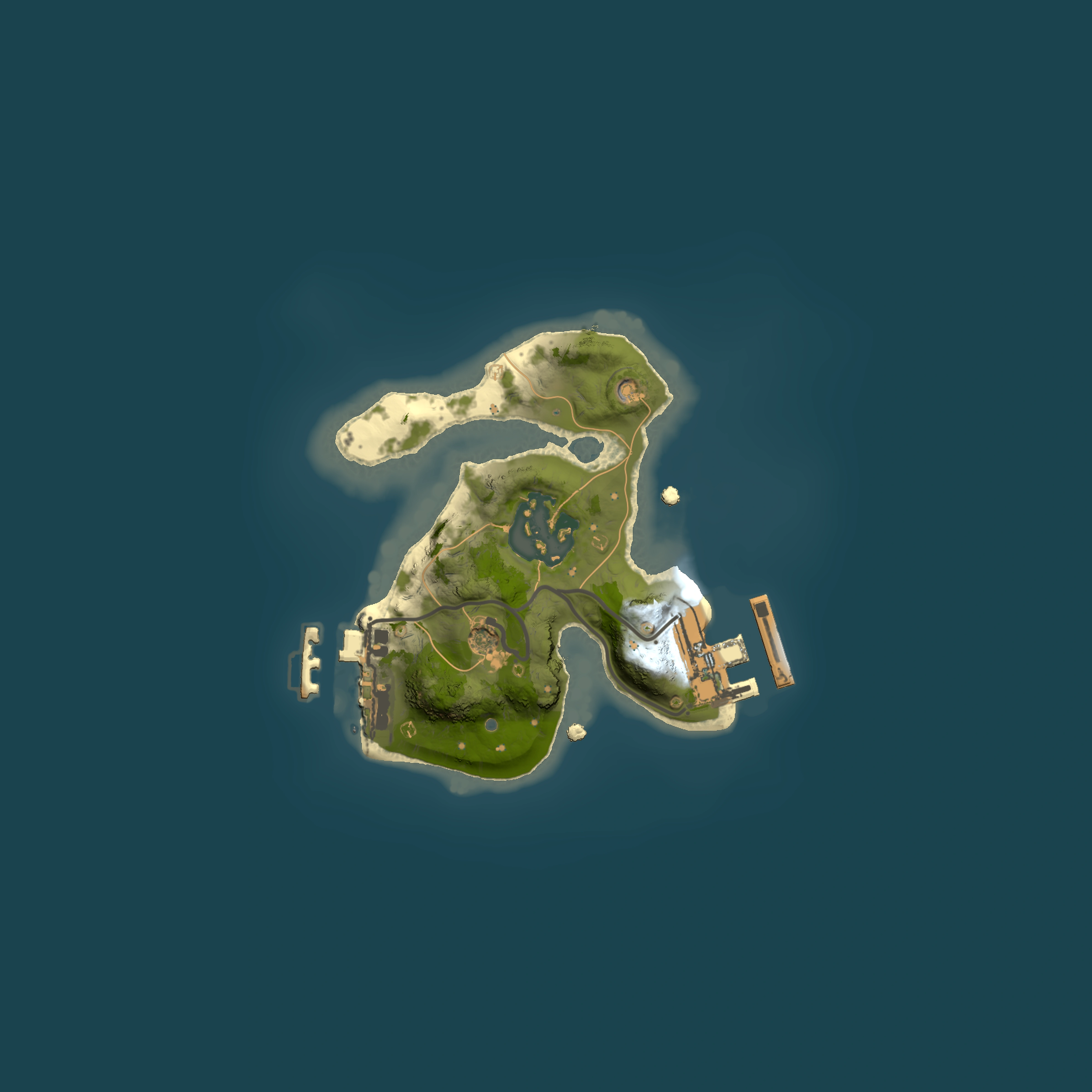 Full top-down render of Rust map seed 1779462233, 1500x1500m