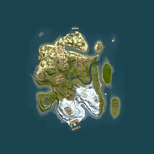 Rust map seed 1949973096, 2500x2500m top-down preview