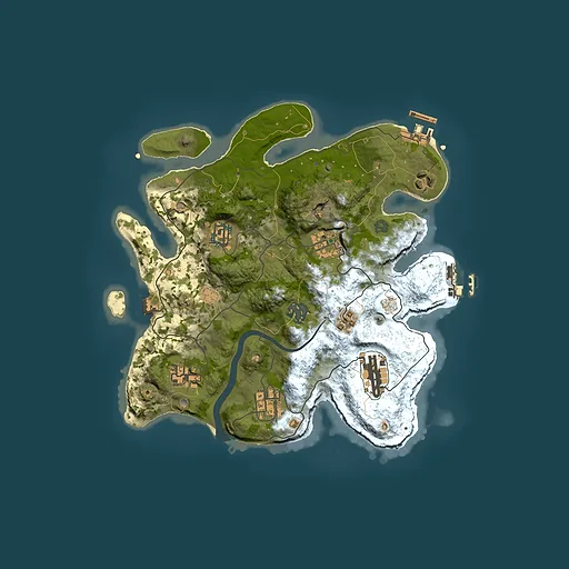 Rust map seed 1429485764, 3000x3000m top-down preview