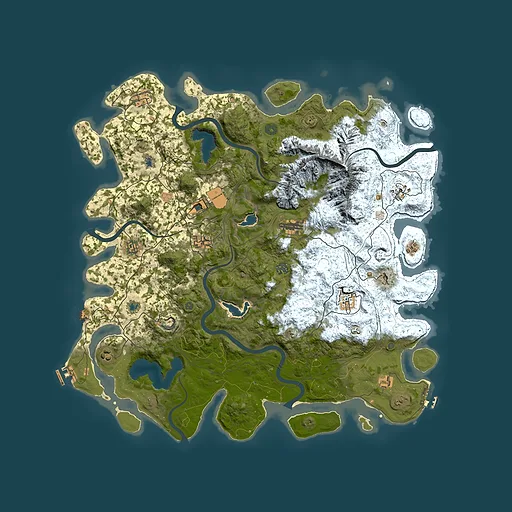 Rust map seed 1033926434, 5000x5000m top-down preview