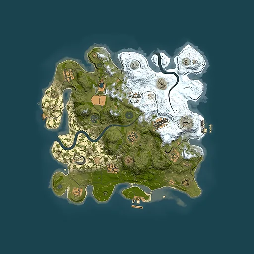 Rust map seed 1877785196, 3500x3500m top-down preview