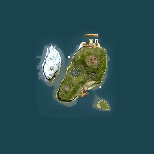 Rust map seed 1283287463, 1500x1500m top-down preview