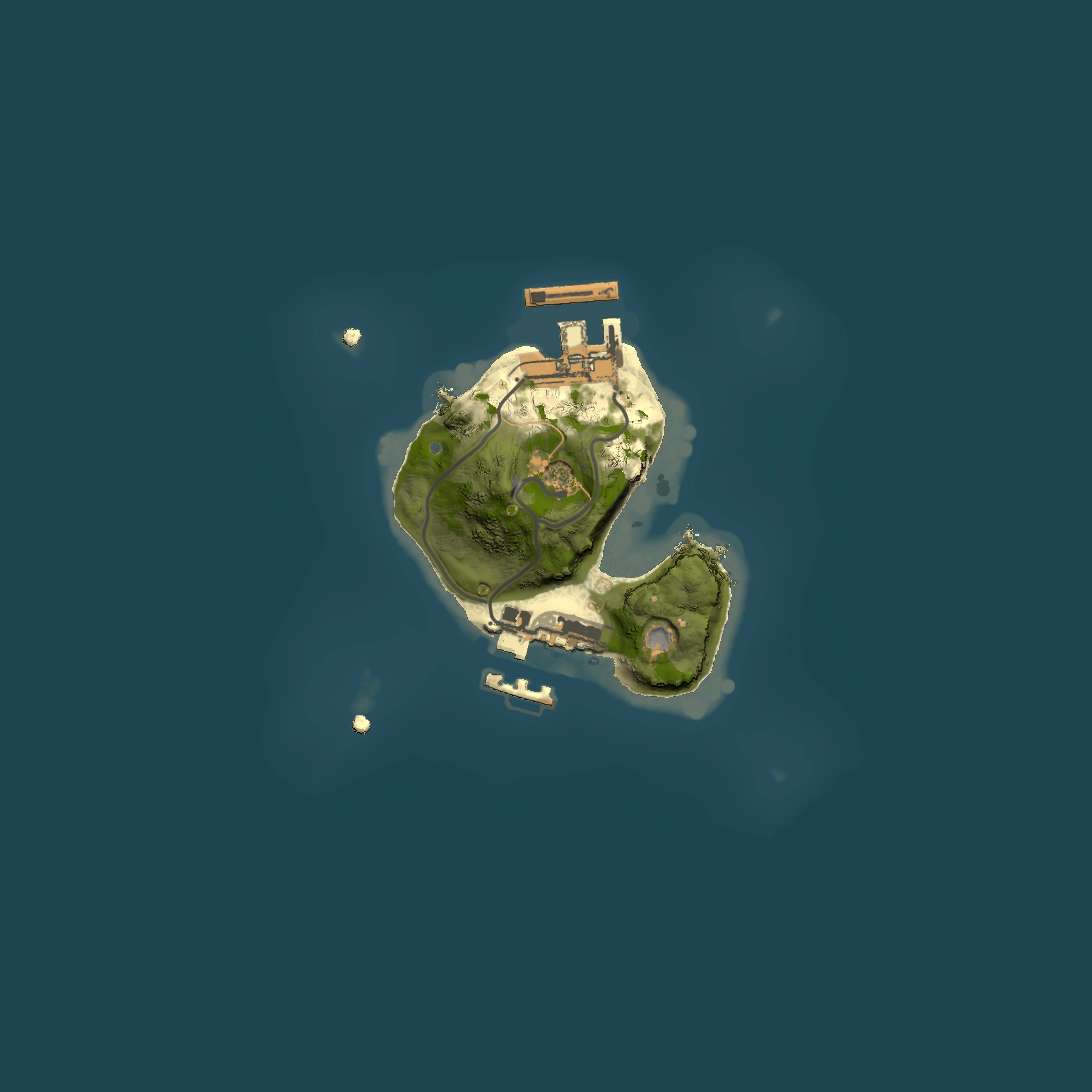 Full top-down render of Rust map seed 1661659200, 1500x1500m