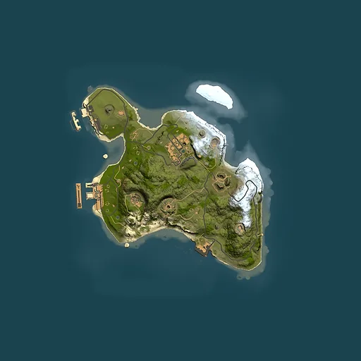 Rust map seed 324083849, 2000x2000m top-down preview