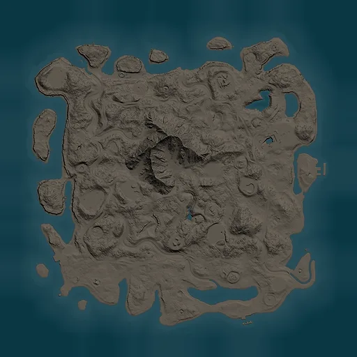 Rust map seed 361349572, 5000x5000m top-down preview