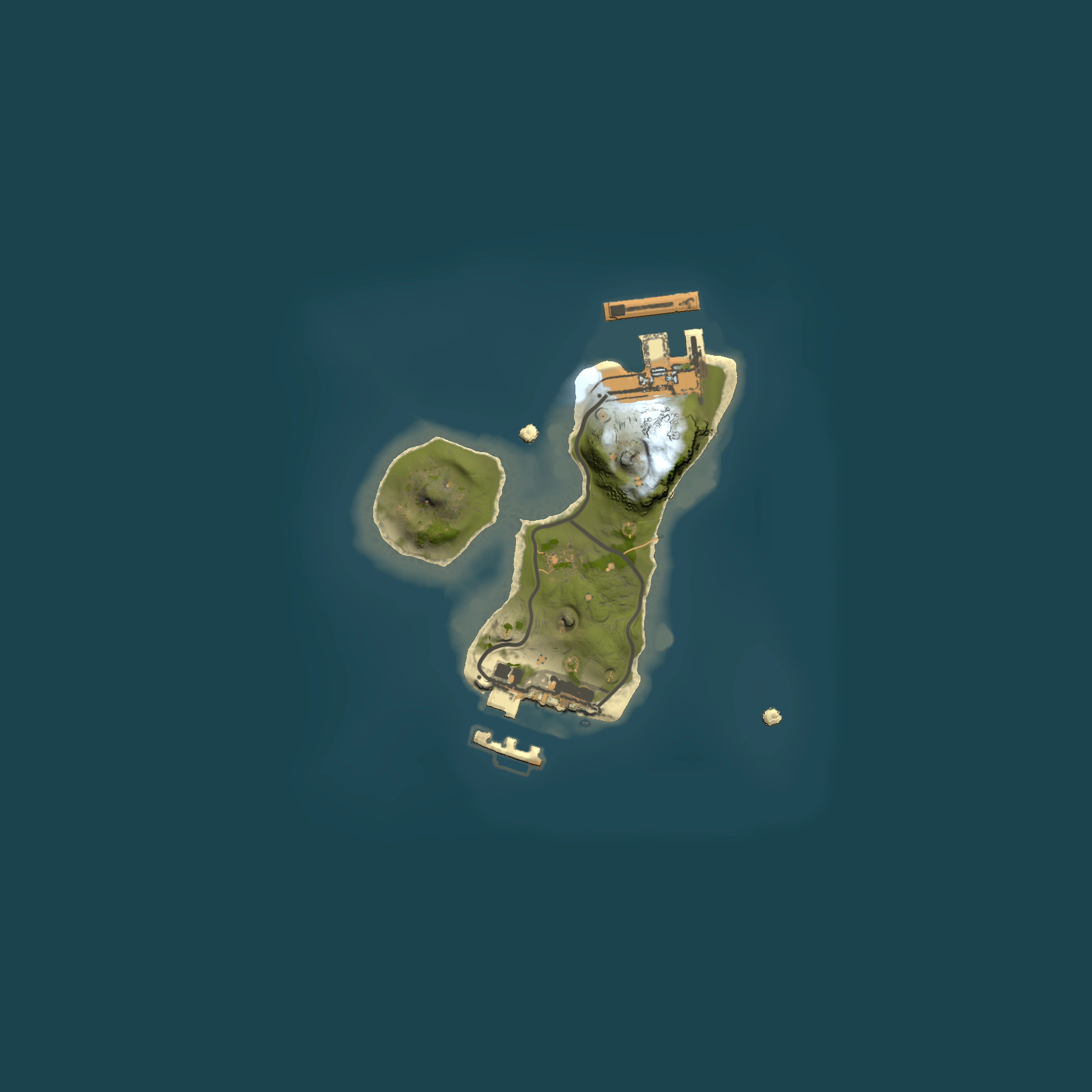 Full top-down render of Rust map seed 1776160366, 1500x1500m