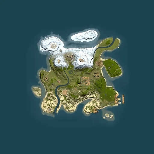 Rust map seed 2076649975, 2500x2500m top-down preview