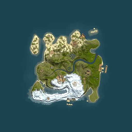 Rust map seed 942839400, 2500x2500m top-down preview