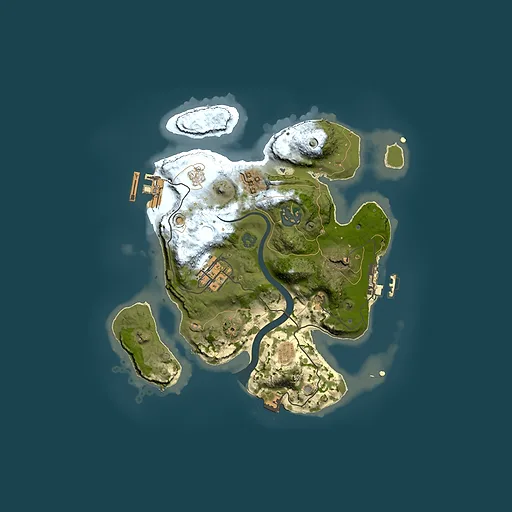 Rust map seed 682870713, 2500x2500m top-down preview