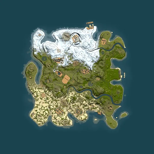 Rust map seed 1588052232, 3500x3500m top-down preview