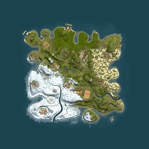 Rust map seed 2683325, 3500x3500m top-down preview