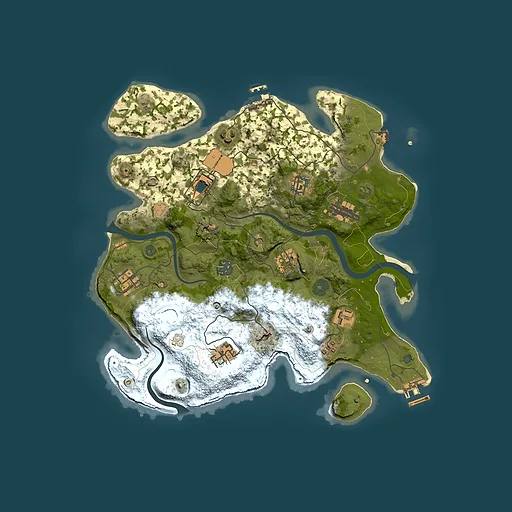 Rust map seed 1189311362, 3500x3500m top-down preview