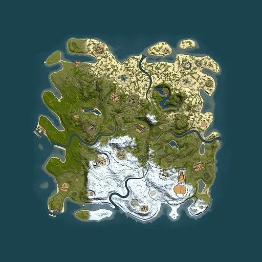 Rust map seed 963629433, 4500x4500m top-down preview