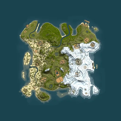 Rust map seed 1047713189, 3500x3500m top-down preview
