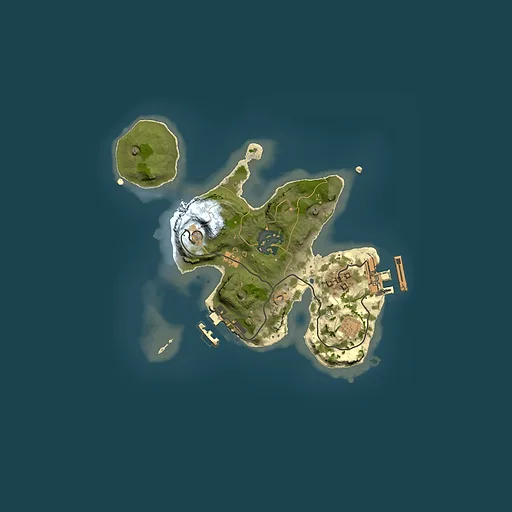 Rust map seed 613870797, 2000x2000m top-down preview