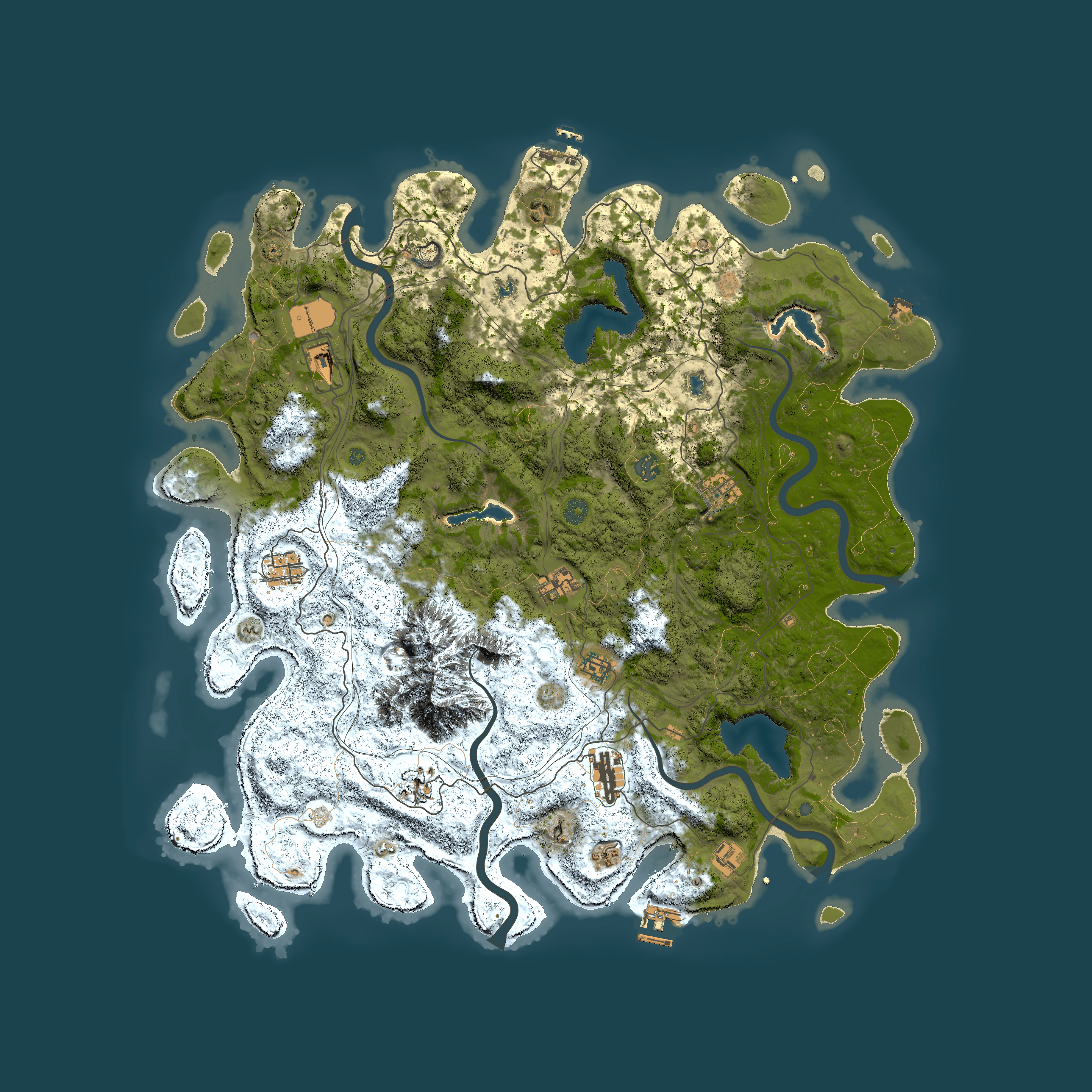 Full top-down render of Rust map seed 79663103, 5000x5000m