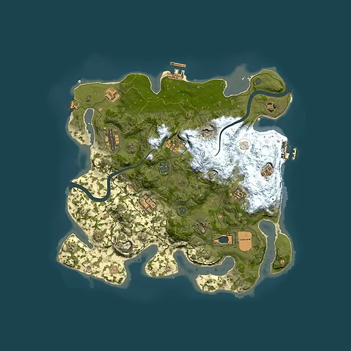 Rust map seed 283435328, 3500x3500m top-down preview