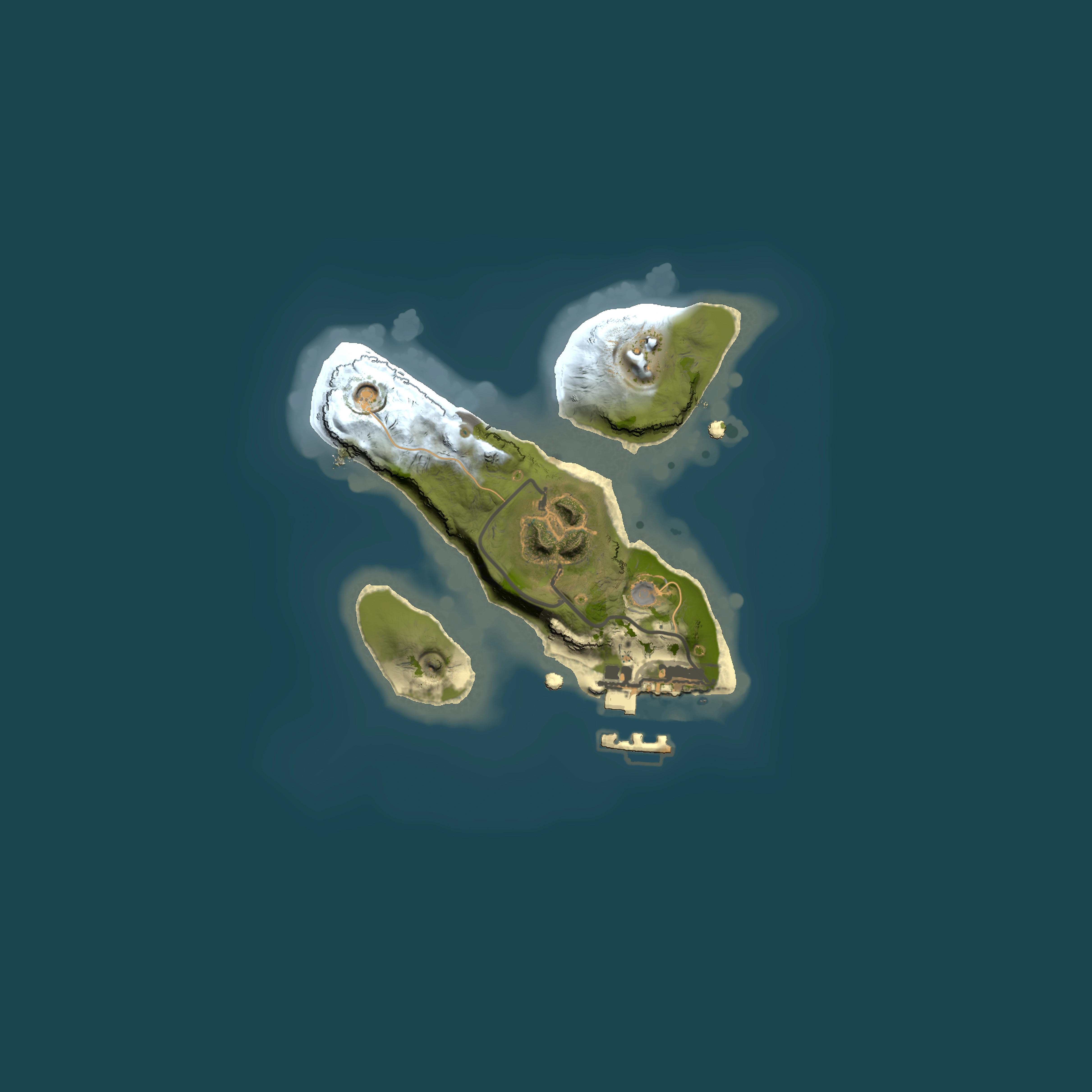 Full top-down render of Rust map seed 1489948194, 1500x1500m