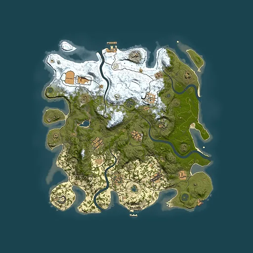Rust map seed 1626170151, 4000x4000m top-down preview