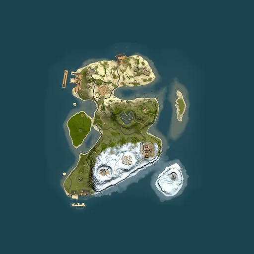 Rust map seed 1584322272, 2000x2000m top-down preview