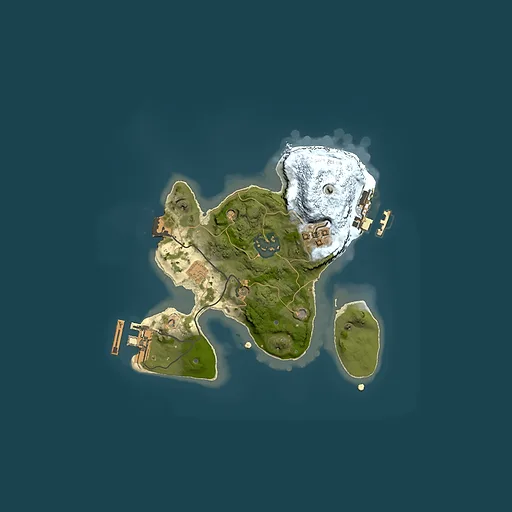 Rust map seed 1742224085, 2000x2000m top-down preview