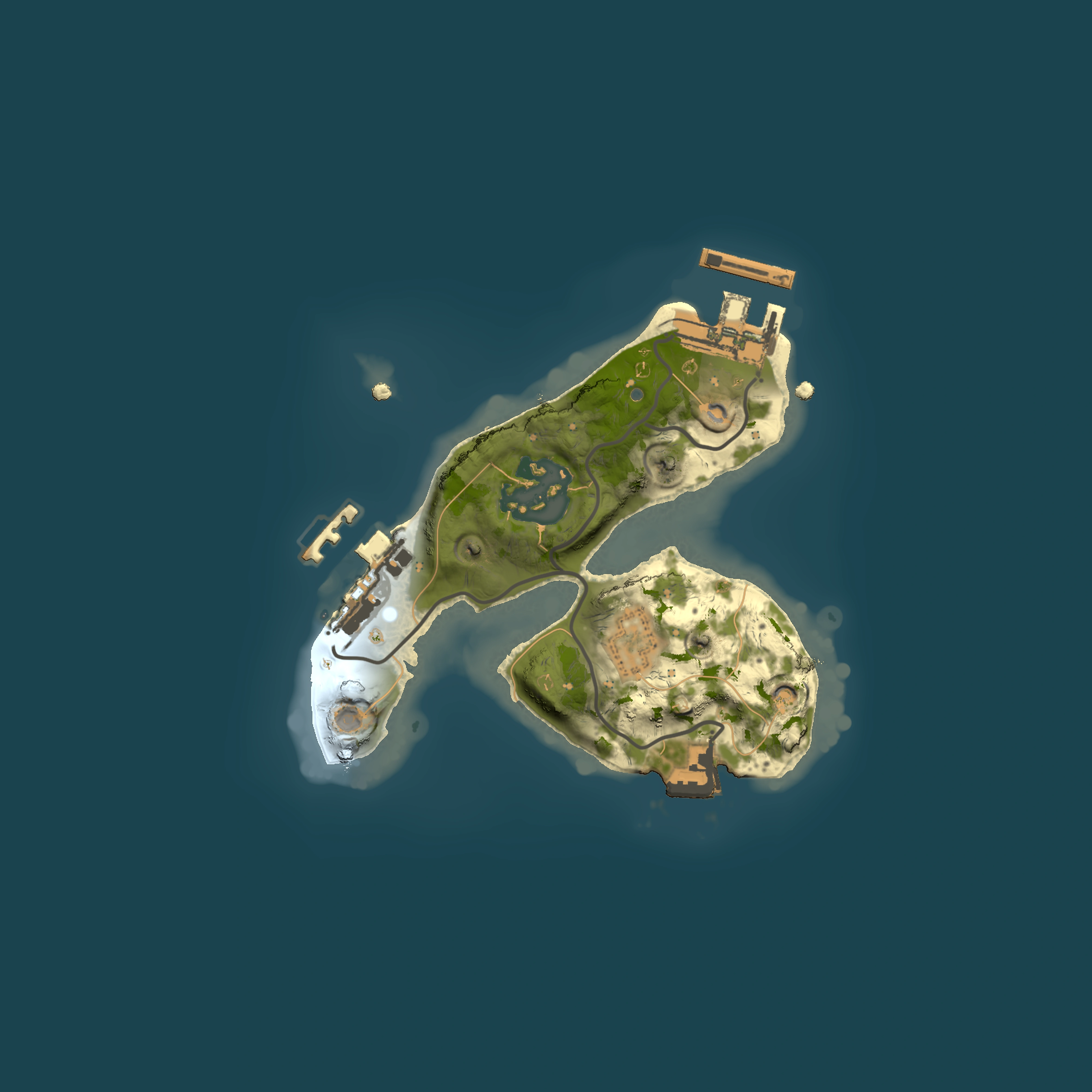 Full top-down render of Rust map seed 942414011, 1500x1500m