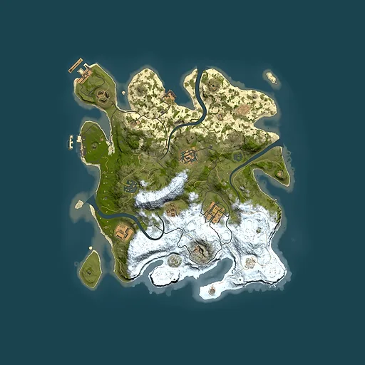 Rust map seed 916212062, 3000x3000m top-down preview