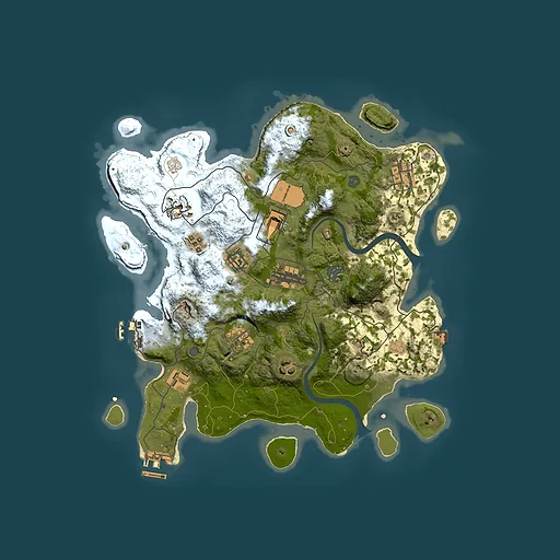 Rust map seed 1713408738, 3500x3500m top-down preview