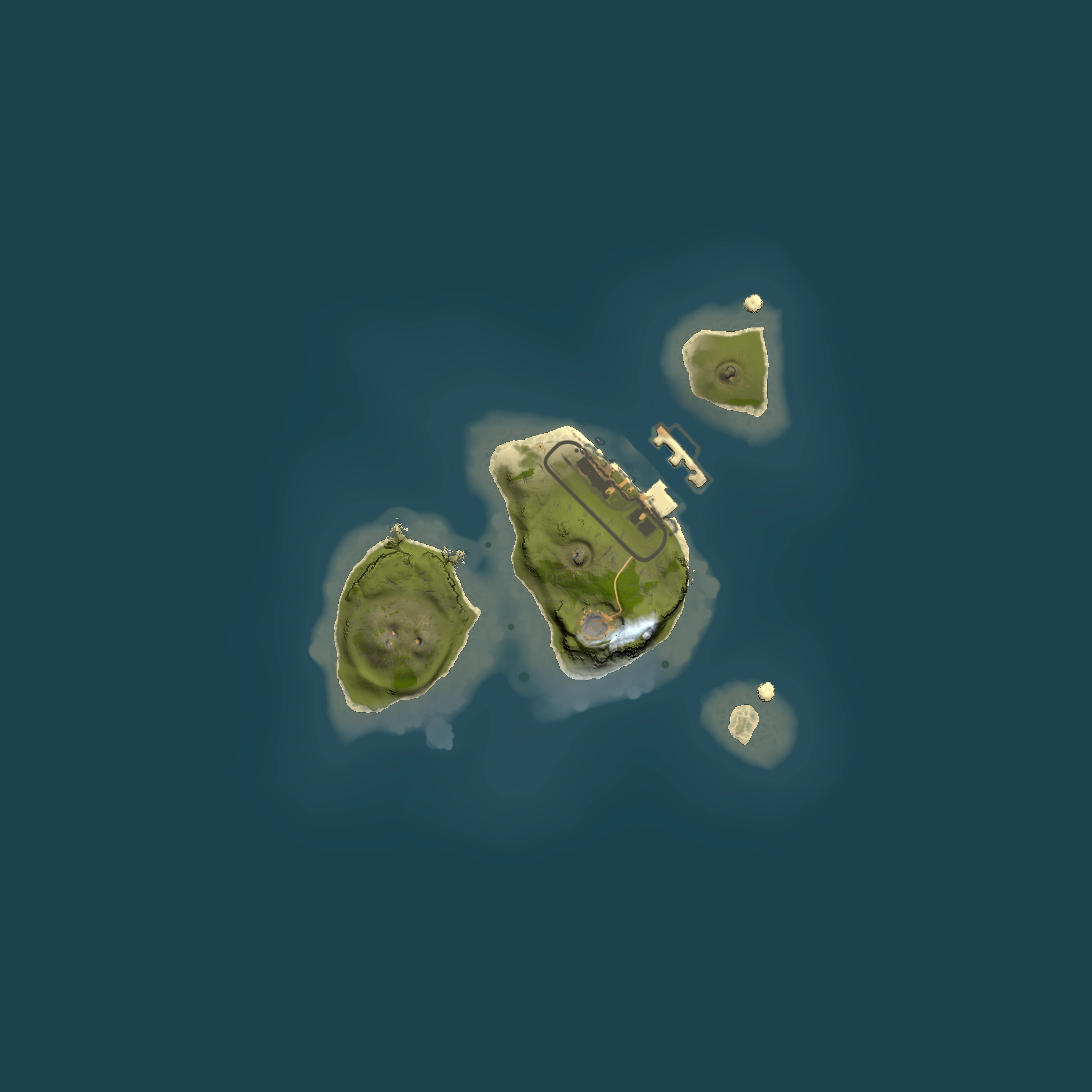 Full top-down render of Rust map seed 1527641142, 1500x1500m