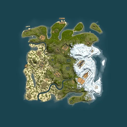 Rust map seed 1489322897, 3500x3500m top-down preview