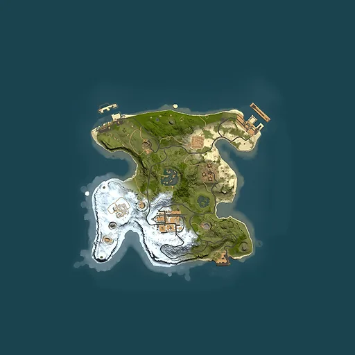 Rust map seed 1957488221, 2000x2000m top-down preview