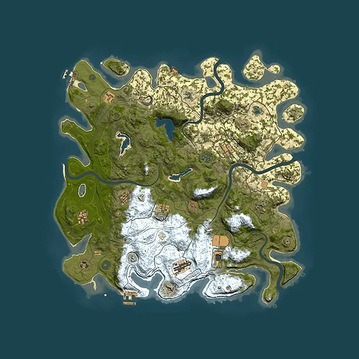 Rust map seed 435659513, 4500x4500m top-down preview