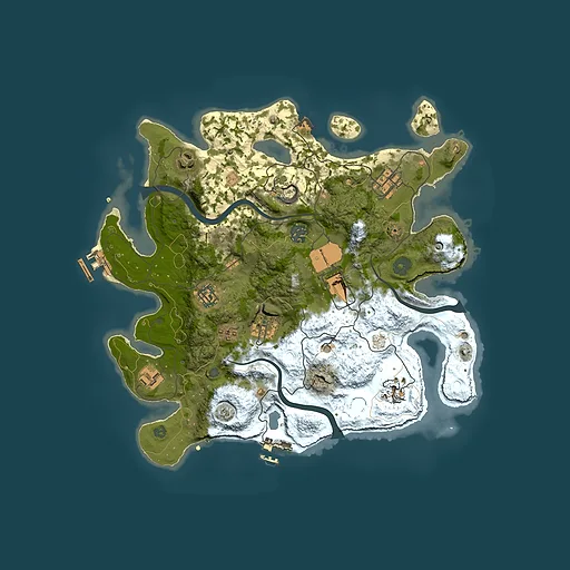 Rust map seed 1210242653, 3500x3500m top-down preview