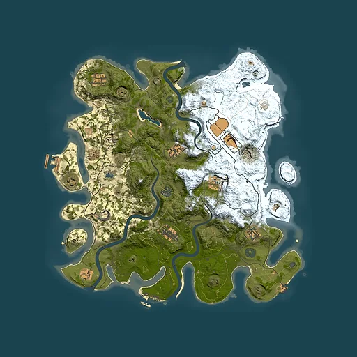 Rust map seed 120586513, 4000x4000m top-down preview
