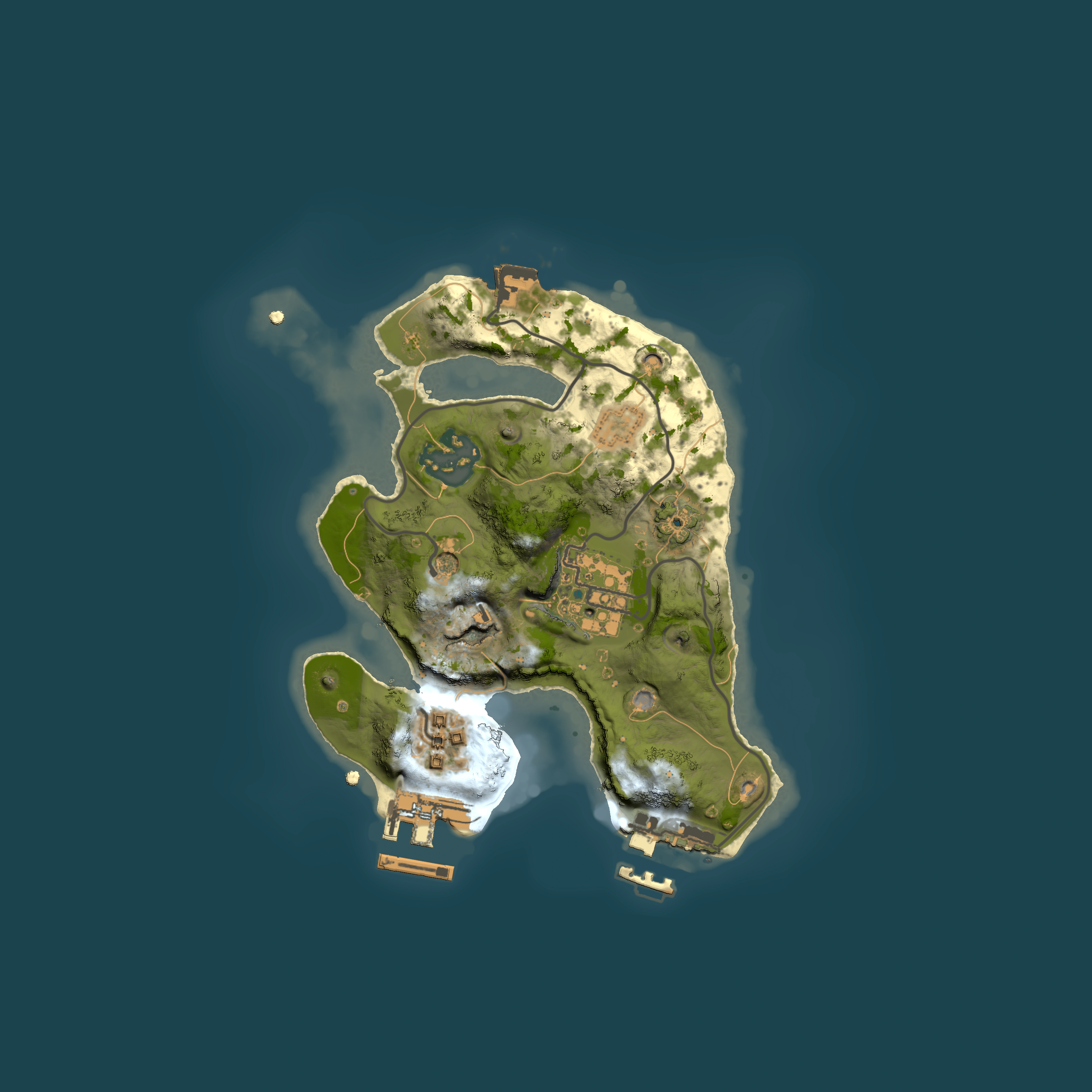 Full top-down render of Rust map seed 1135113763, 2000x2000m