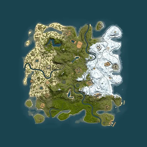 Rust map seed 1698158802, 4500x4500m top-down preview