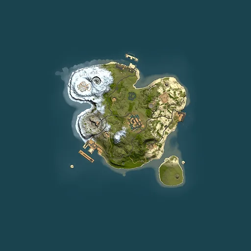 Rust map seed 2018109956, 2000x2000m top-down preview