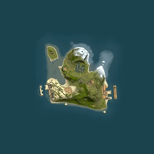 Rust map seed 1558616301, 1500x1500m top-down preview