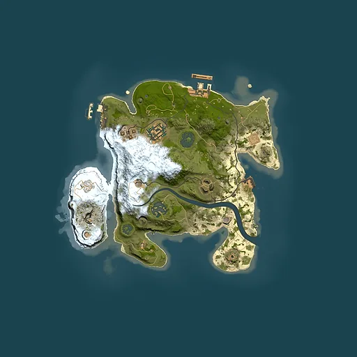 Rust map seed 591799433, 2500x2500m top-down preview
