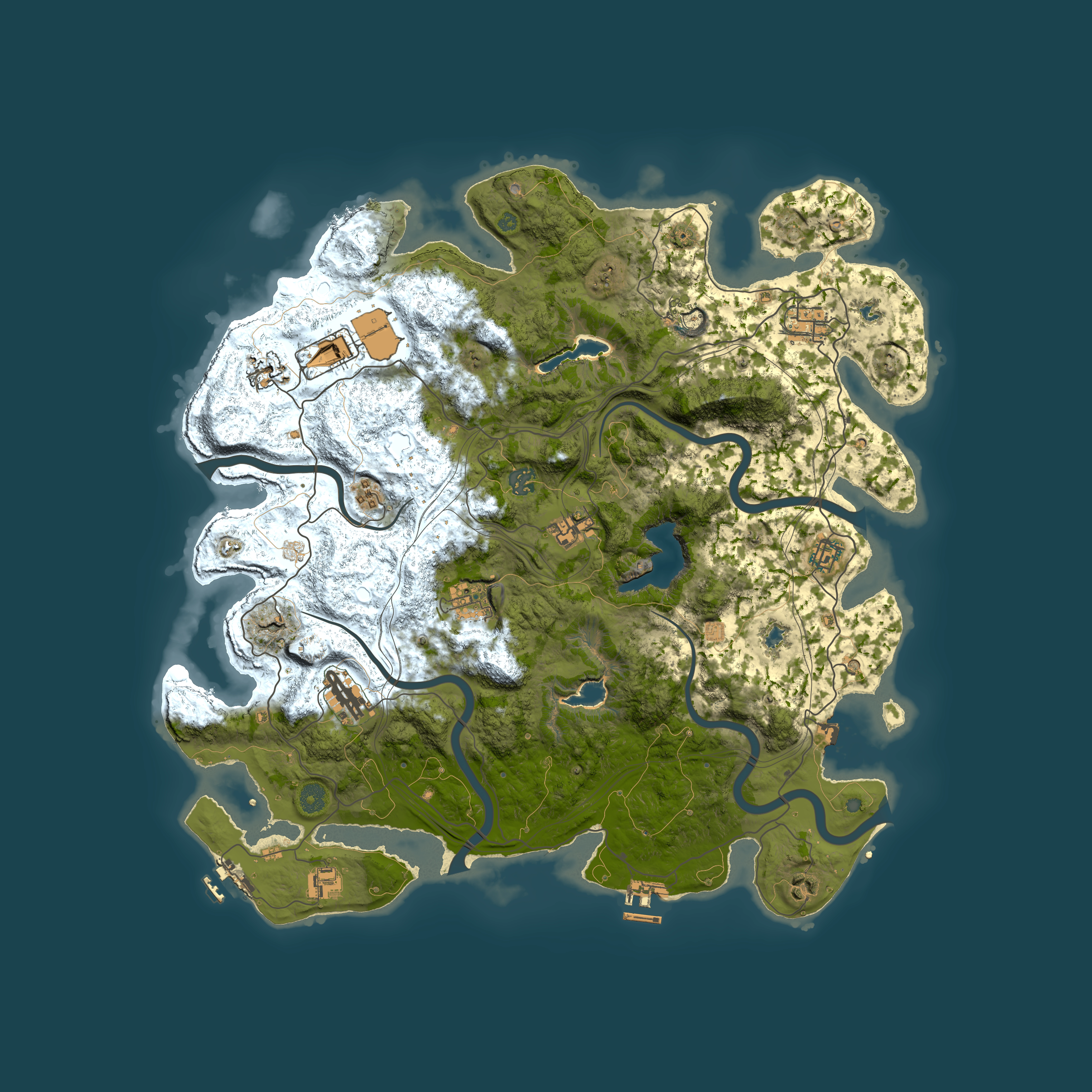 Full top-down render of Rust map seed 619467641, 4500x4500m