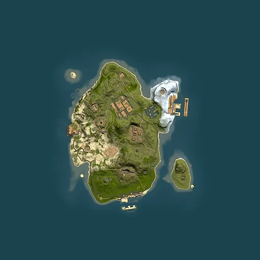 Rust map seed 581817751, 2000x2000m top-down preview