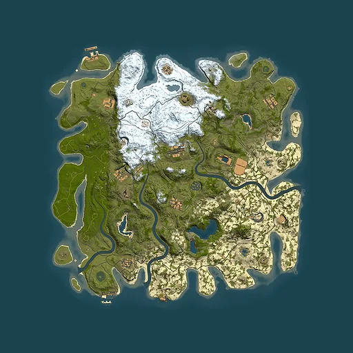 Rust map seed 652326895, 4500x4500m top-down preview