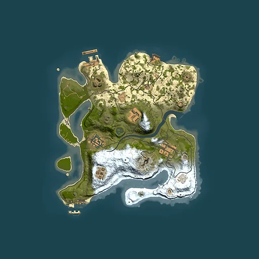 Rust map seed 2015696907, 2500x2500m top-down preview