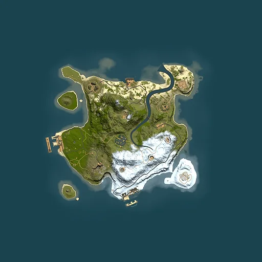 Rust map seed 919092263, 2500x2500m top-down preview