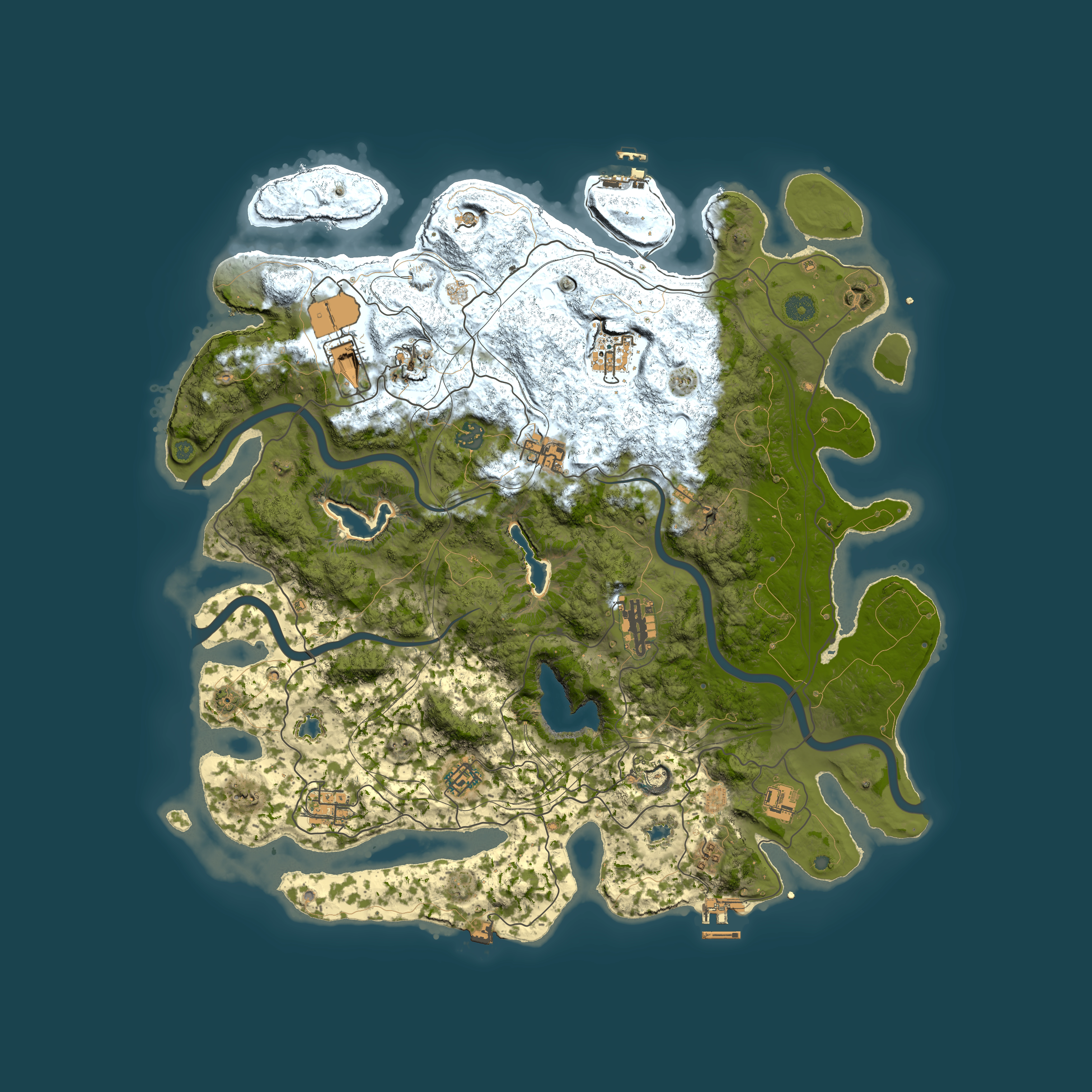 Full top-down render of Rust map seed 1169061252, 4500x4500m