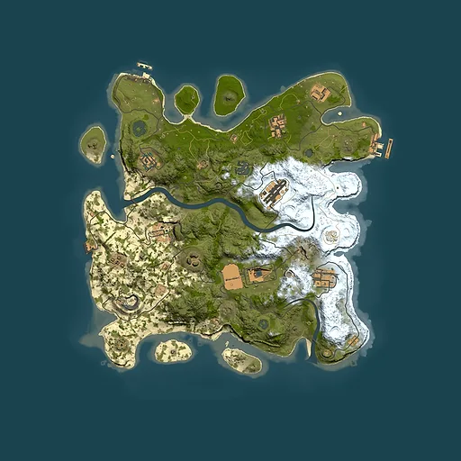 Rust map seed 1875171298, 3500x3500m top-down preview